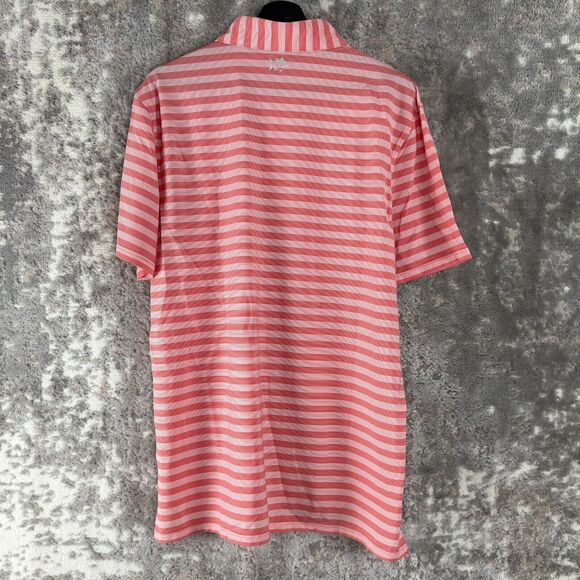 Sothern Tide Sz XL Brrr Striped Performance Active Polo Shirt Short Sleeve - Picture 3 of 9